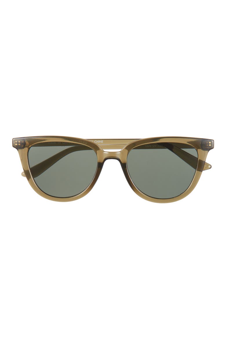 Cat Eye Sunglasses, Main, color, CLEAR GREEN