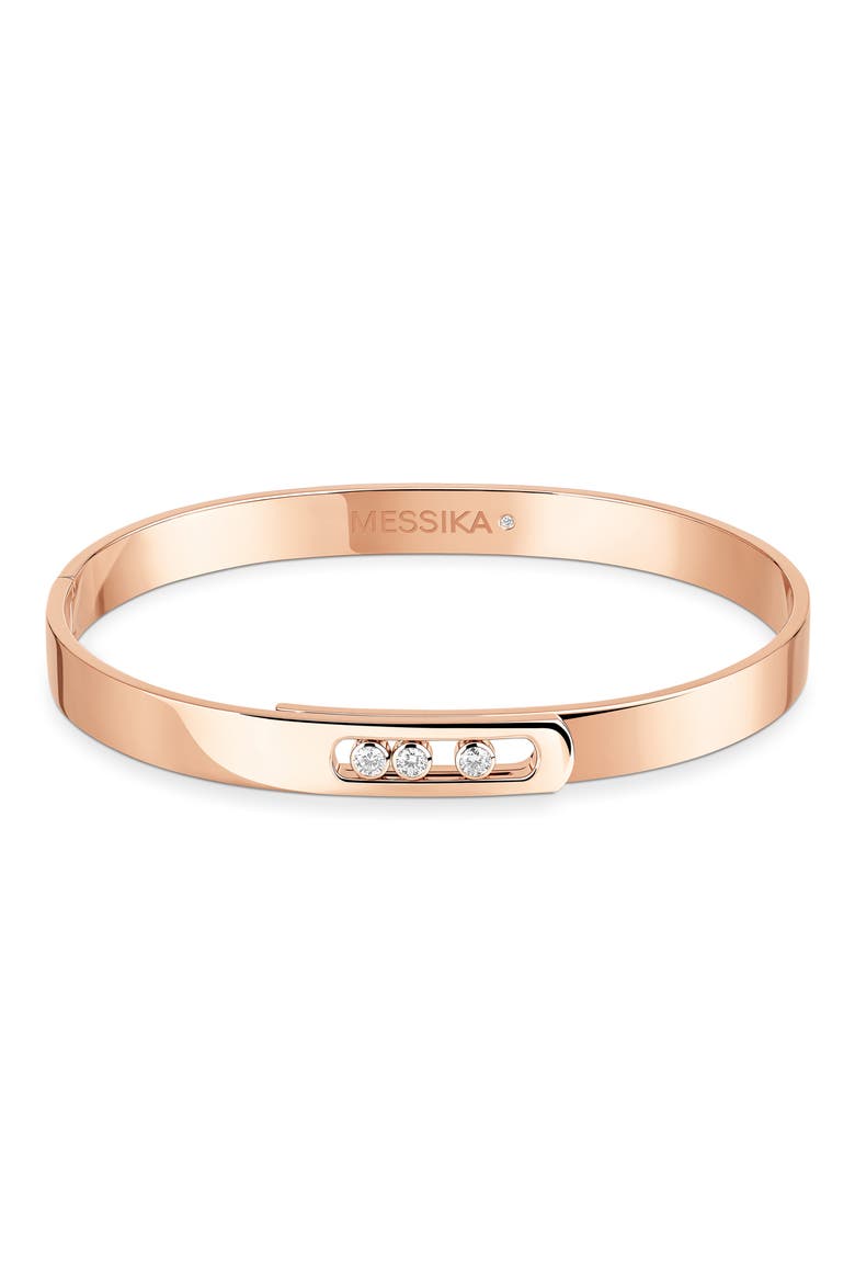 Move Noa Diamond Bangle, Alternate, color, ROSE GOLD