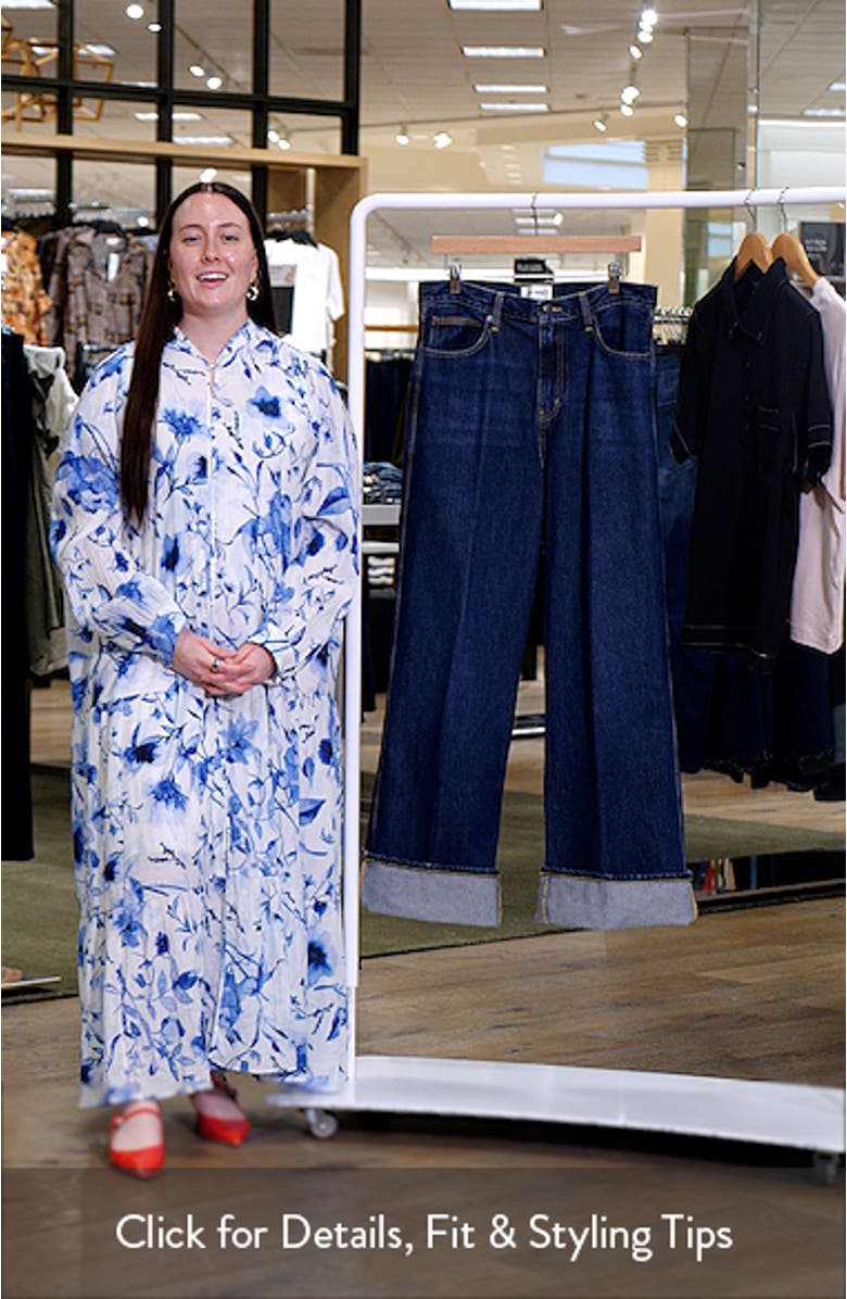 The Cuffed Wide Leg Jeans, sales video thumbnail
