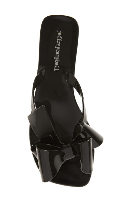 Jeffrey Campbell Sugary Flip Flop In Black