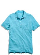 Billy Reid Pensacola Pima Cotton Piqué Pocket Polo