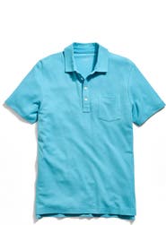 Billy Reid Pensacola Pima Cotton Piqué Pocket Polo
