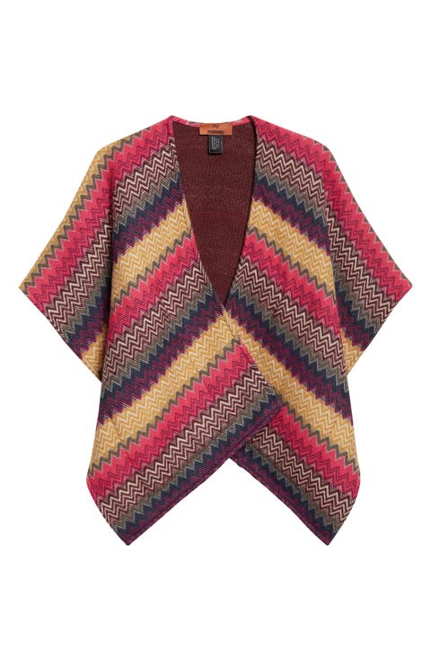 Zigzag Stripe Cape