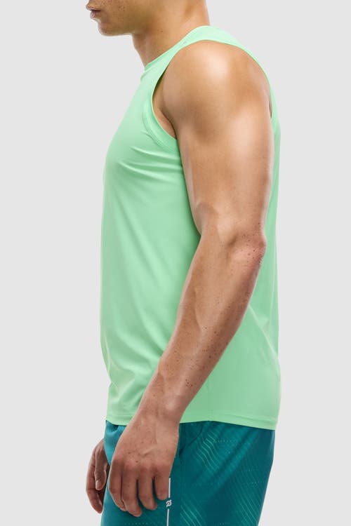 Peloton Interlock Run Singlet In Green