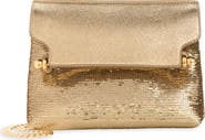 Strathberry Mini Stylist Sequin & Leather Crossbody Bag