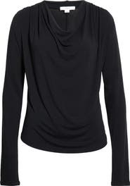 Vince Cowl Neck Long Sleeve Top