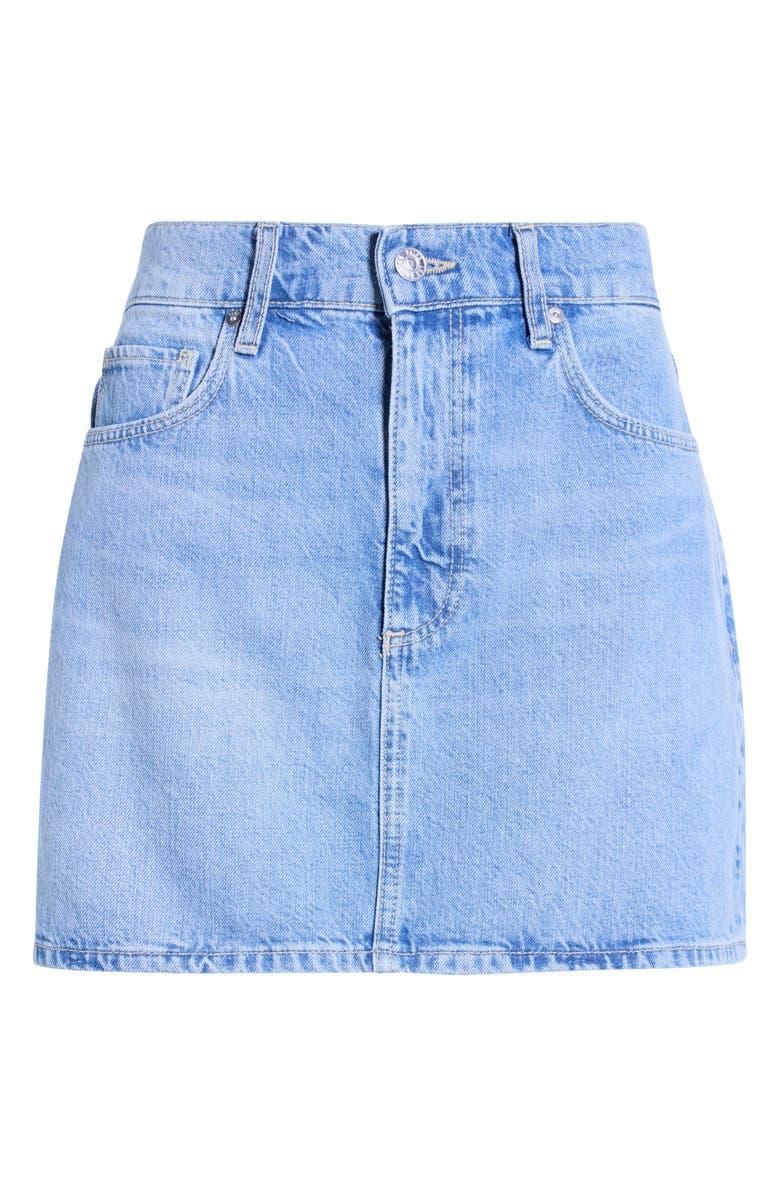PAIGE Bobbie Denim Miniskirt, Alternate, color, Del Amo