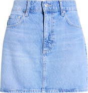 PAIGE Bobbie Denim Miniskirt