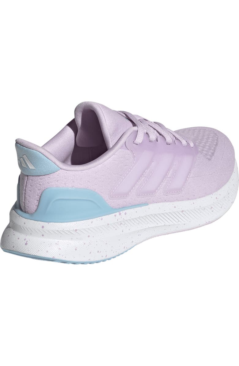 adidas Kids' Ultrarun 5 Sneaker, Alternate, color, Lavender/ White/ Clear Sky