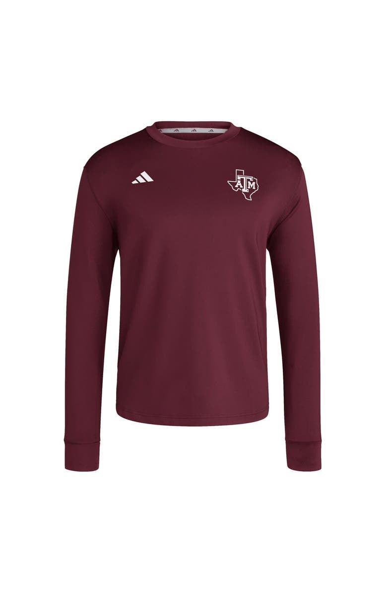 adidas Men's adidas Maroon Texas A&M Aggies Dugout Pullover Sweatshirt, Alternate, color, Maroon