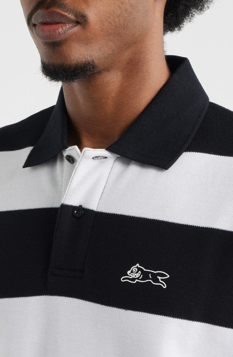ICECREAM Big Dripper Stripe Polo, Alternate, color, Black