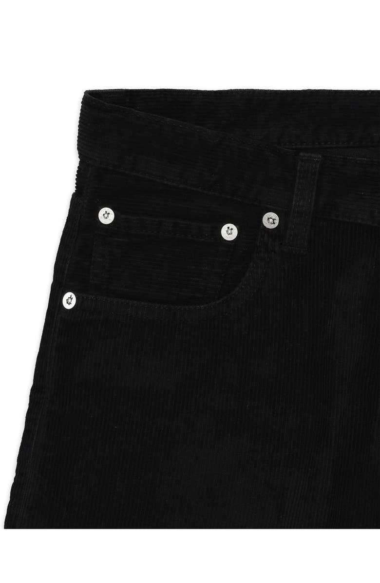 Fortela Corduroy Five Pocket Trousers, Alternate, color, Black