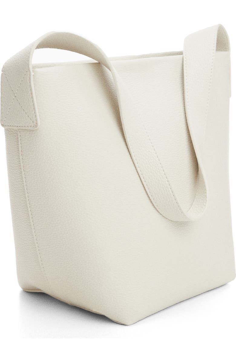 MANGO Faux Leather Bucket Bag, Alternate, color,