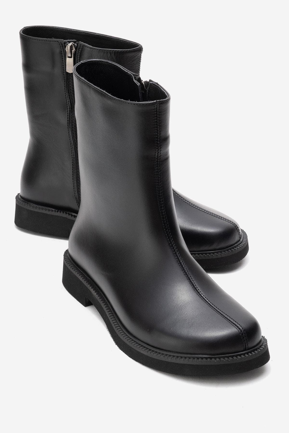 Forever & Always Shoes Lucano Leather Ankle Boot, Alternate, color, Black