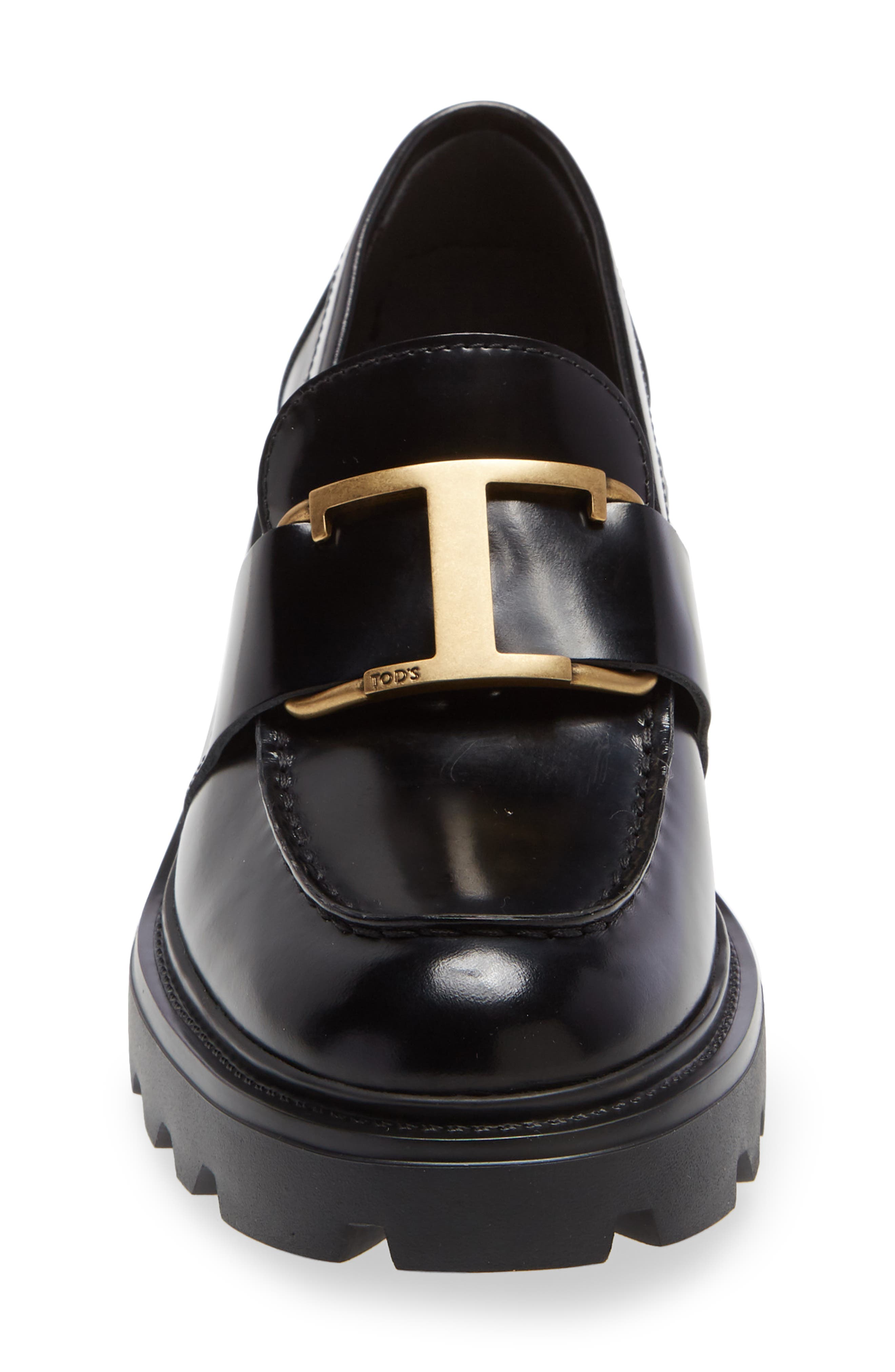 Tod's Buckle Moc Toe Loafer, Alternate, color, 