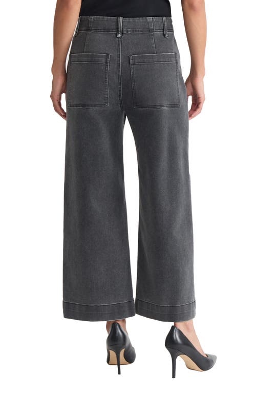 Jones New York Pintuck Crop Jeans In Gray