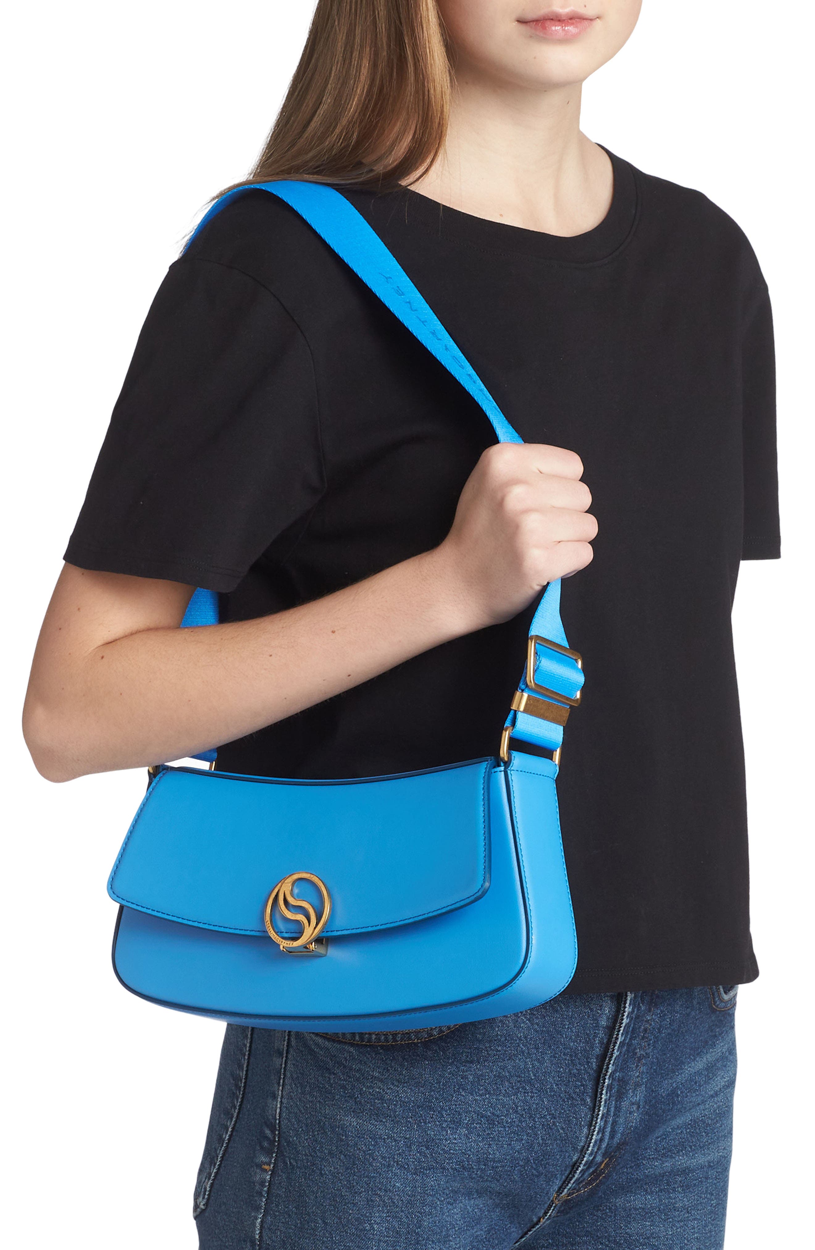 Stella McCartney S-Wave Shoulder Bag, Alternate, color, 