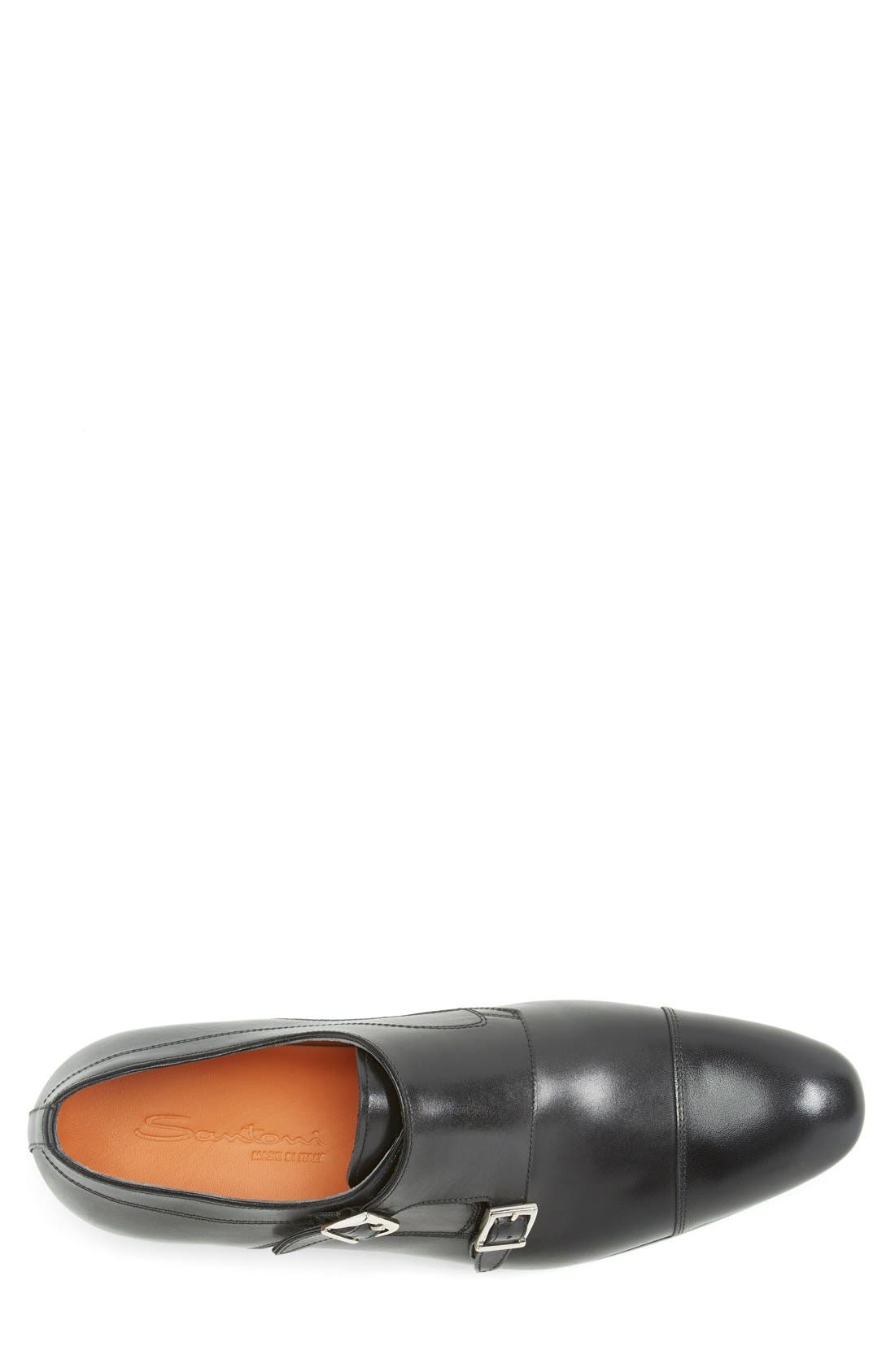 Santoni 'Upton' Double Monk Strap Shoe, Alternate, color, 