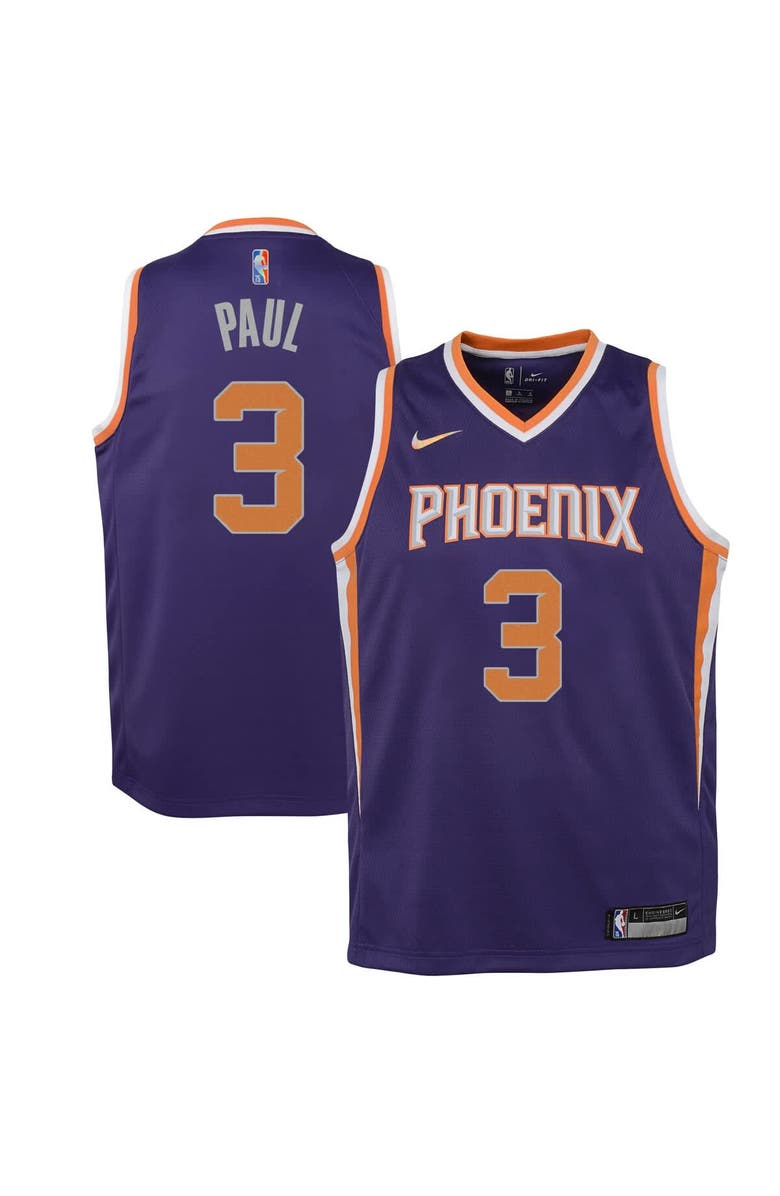 Nike Youth Nike Chris Paul Purple Phoenix Suns 2021/22 Diamond Swingman Jersey - Icon Edition, Alternate, color, 