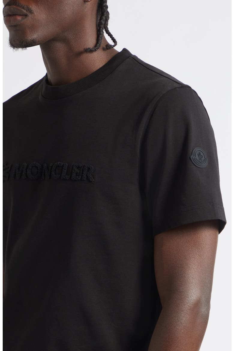 Logo Cotton T-Shirt, Alternate, color, BLACK
