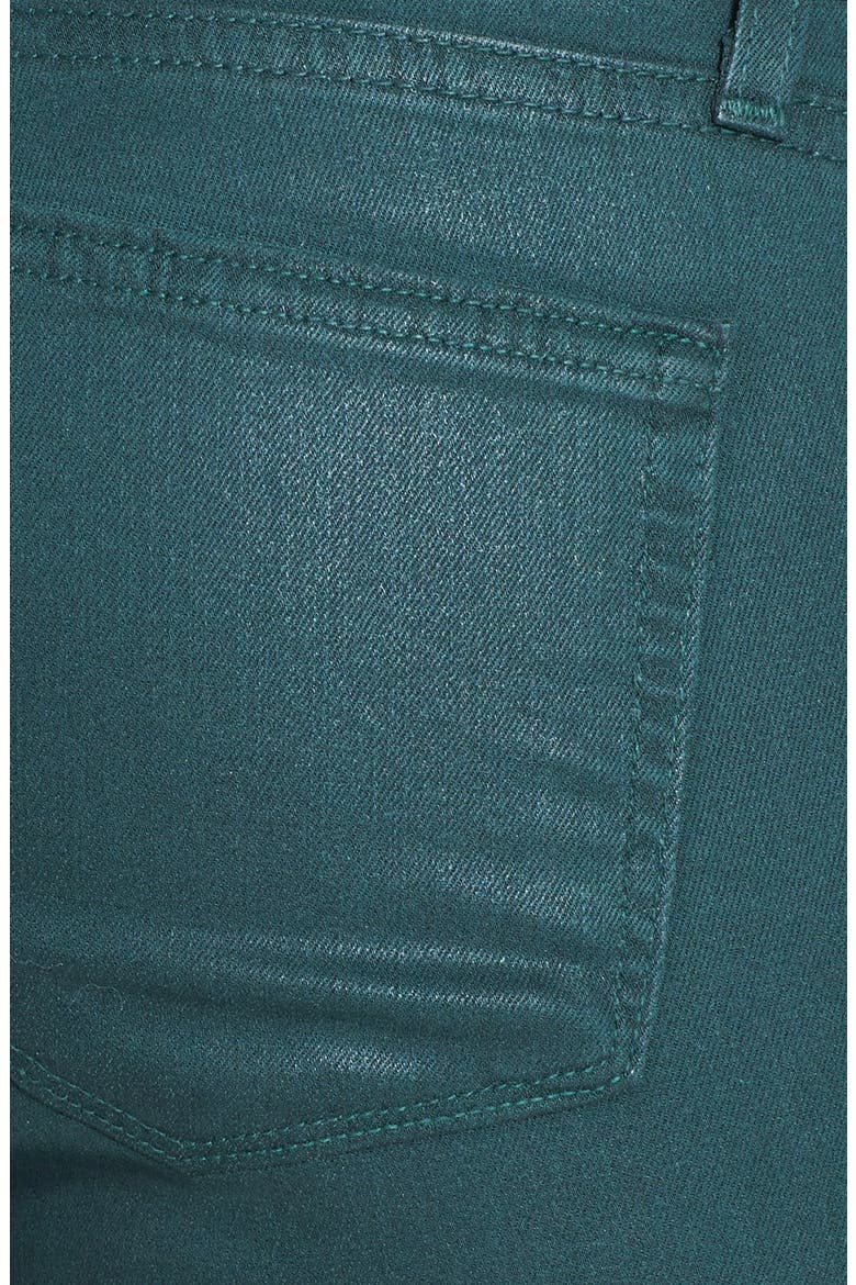Denim 'Verdugo' Coated Ultra Skinny Ankle Jeans, Alternate, color, FOREST SILK