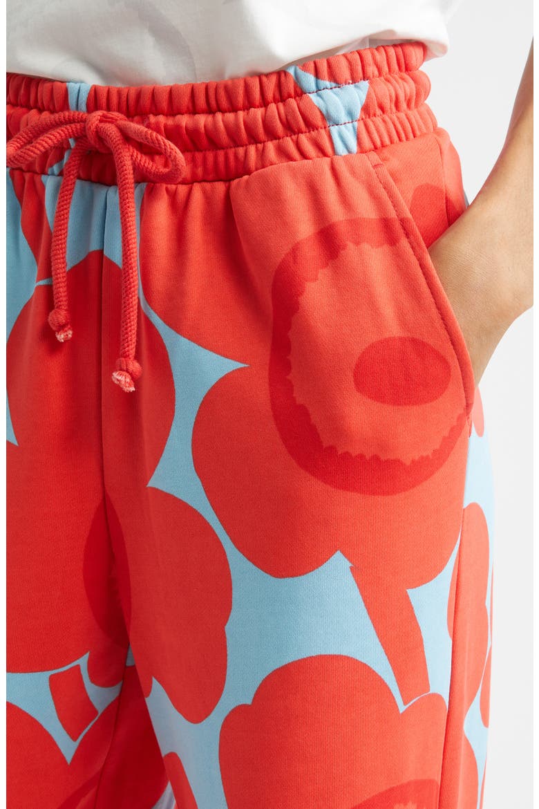 Varret Unikko French Terry Sweatpants, Alternate, color, LIGHT BLUE RED