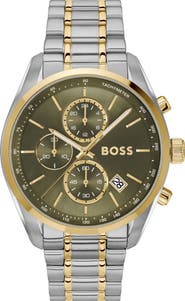 BOSS Grand Prix Bracelet Watch, 44.5mm