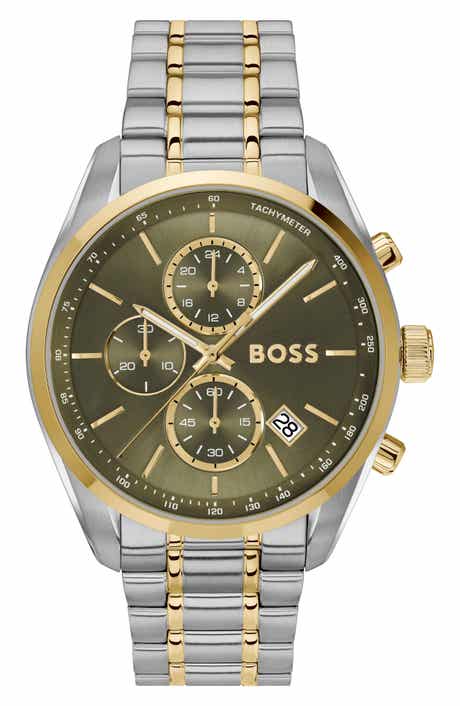 BOSS Grand Prix Bracelet Watch, 44.5mm