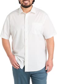 Oak Hill by DXL Big & Tall Tech Hole In One Sport Shirt