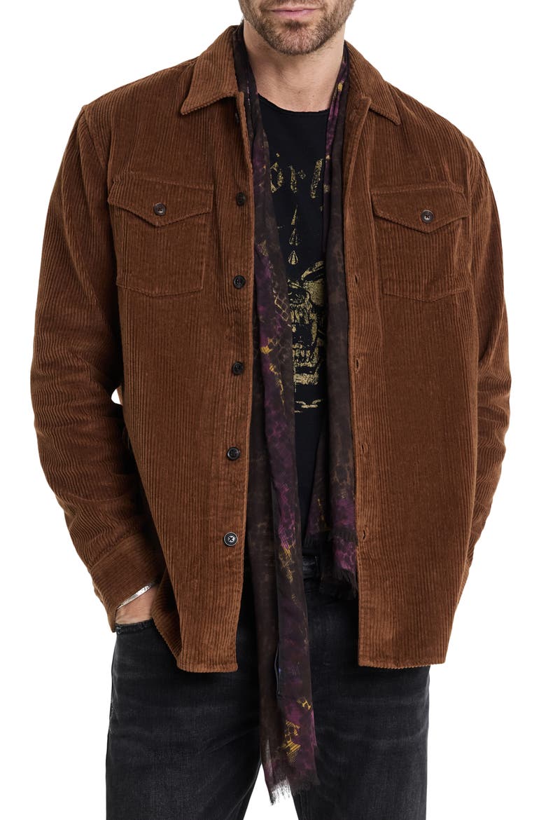 Bauer Corduroy Overshirt, Main, color, CHAMOIS