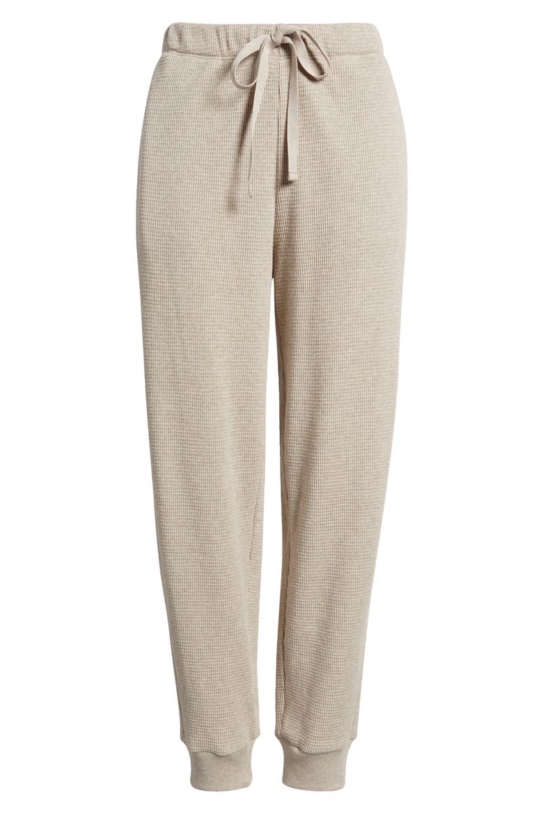 The Slow Waffle Stitch Organic Cotton Joggers, Alternate, color, WHEAT