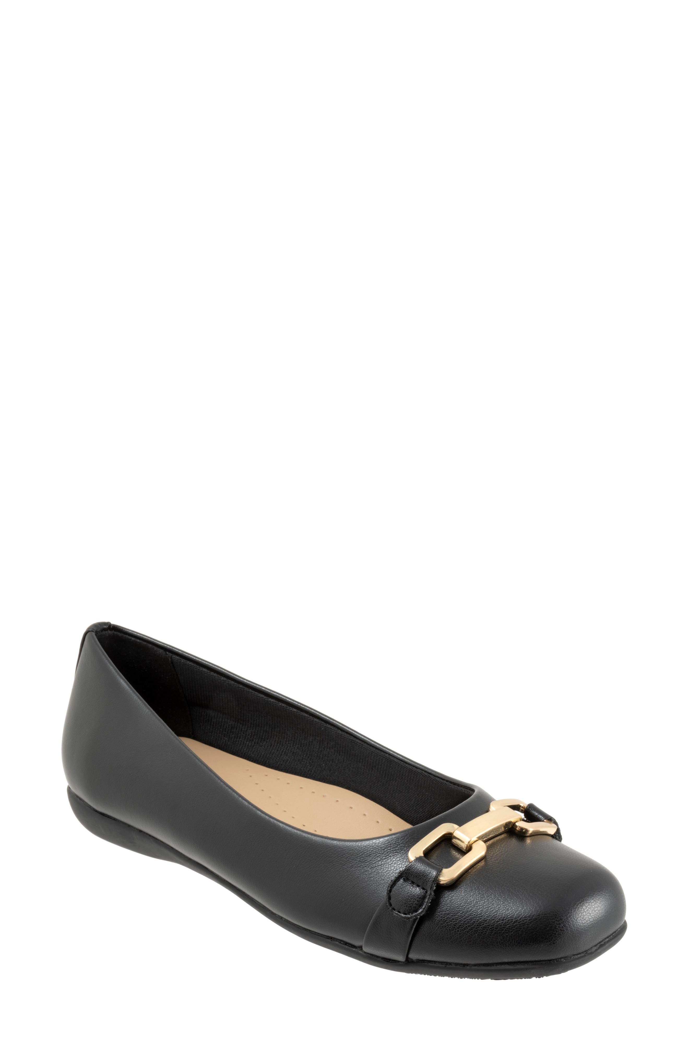 Trotters Sadie Flat, Main, color, Black
