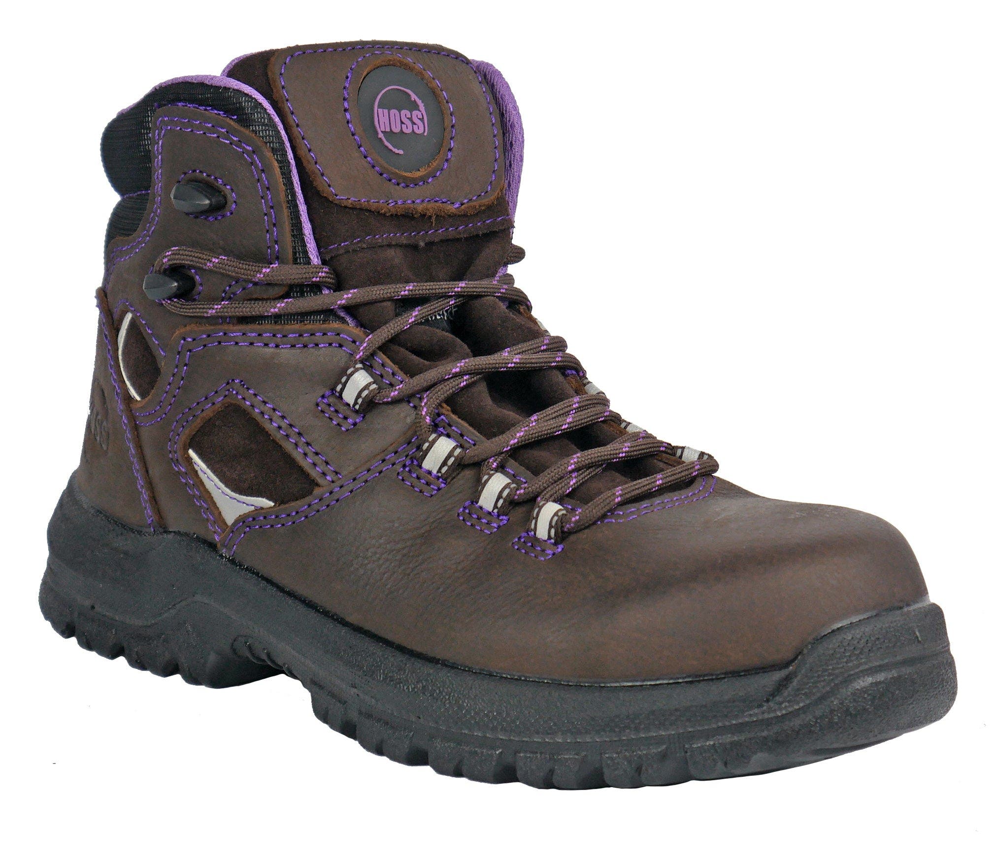 Hoss Boot Company HOSS Lacy Womens Composite Toe EH Work Boot, Main, color, Brown