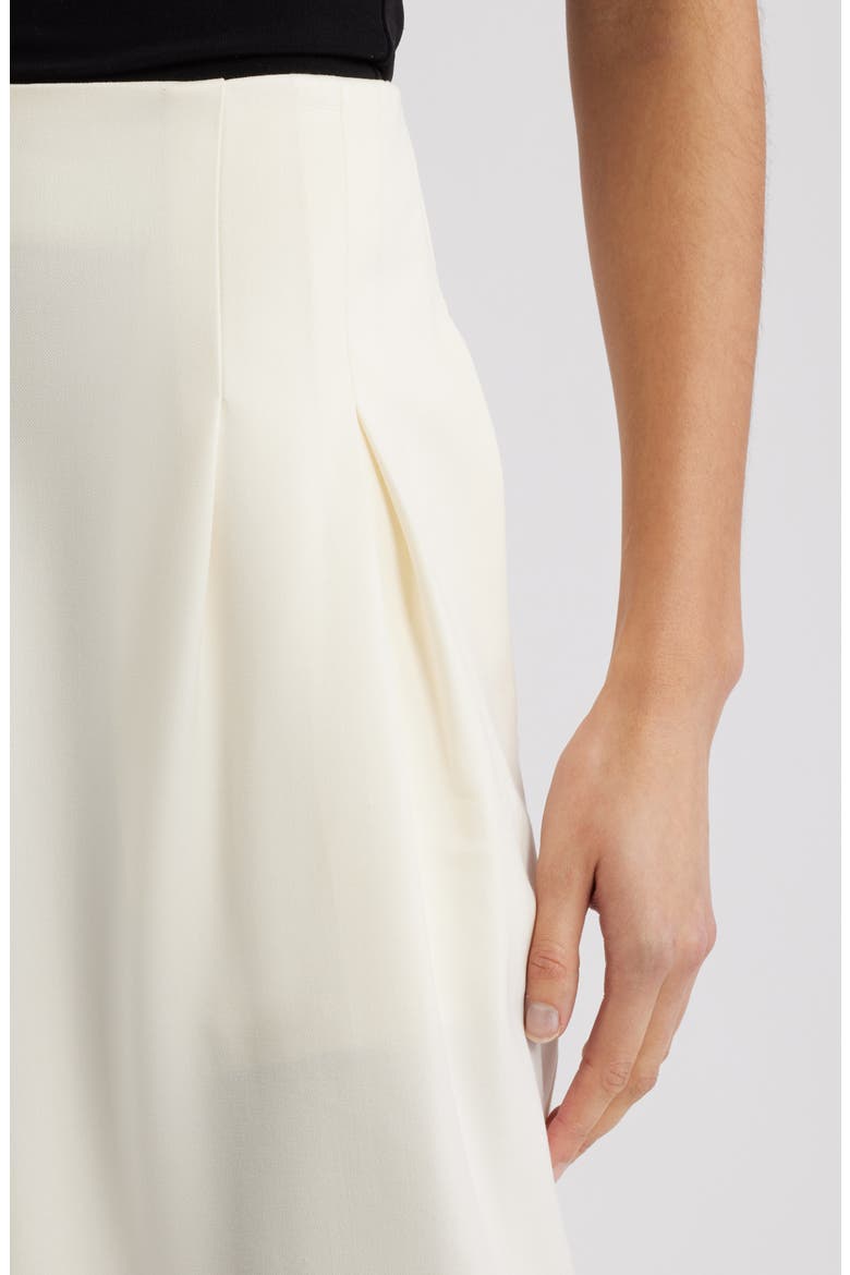 Mischa Clean Waist Pleated Wide Leg Pants, Alternate, color, CREAM