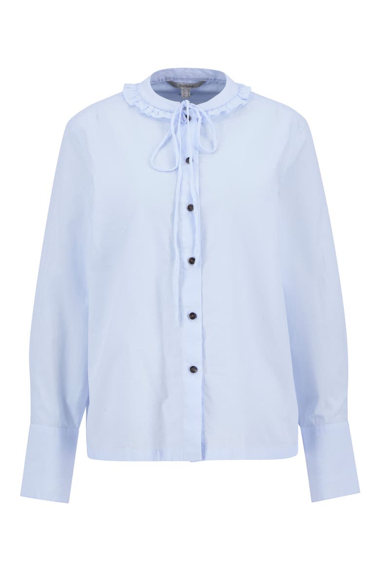 Cecelia Cotton Shirt, Alternate, color, ICE BLUE STRIPE