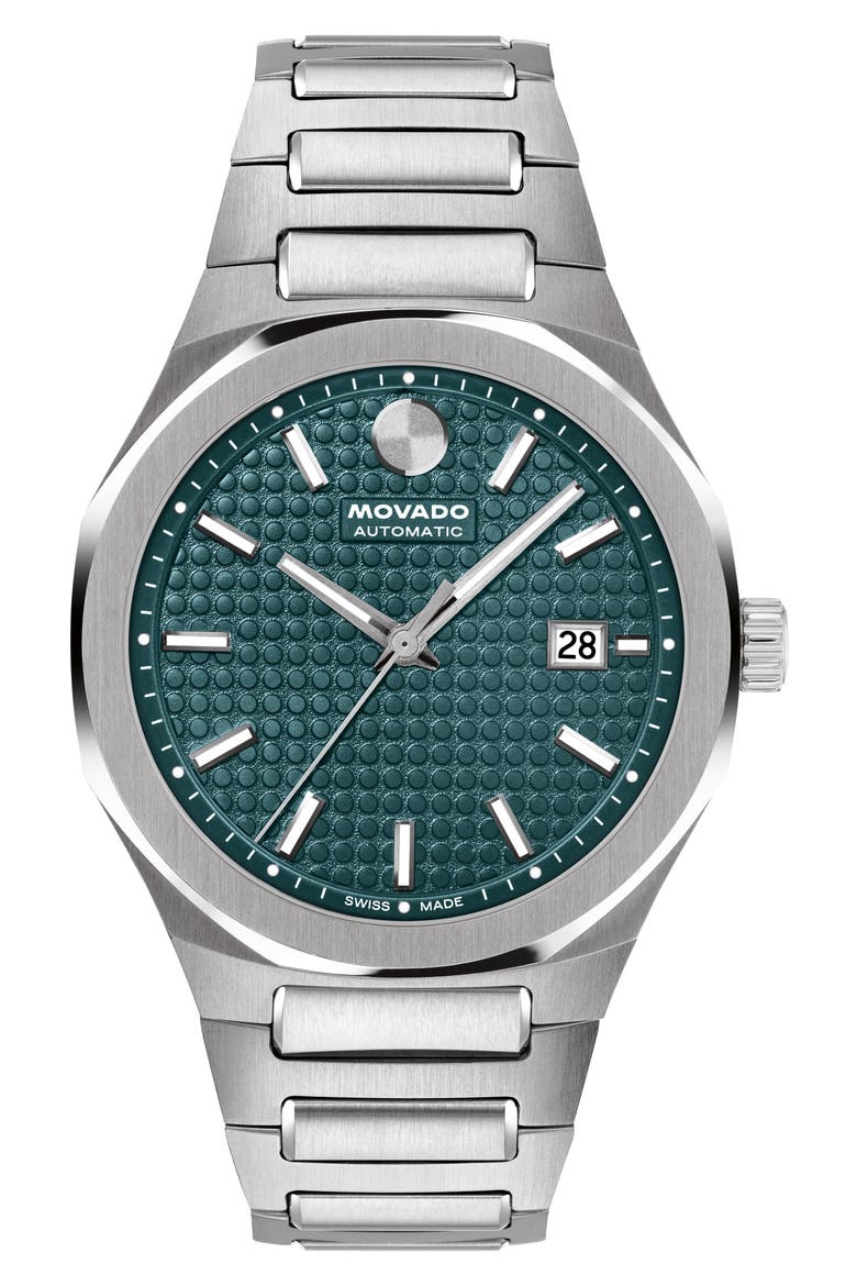 Centurion Automatic Bracelet Watch, Main, color, SLATE BLUE