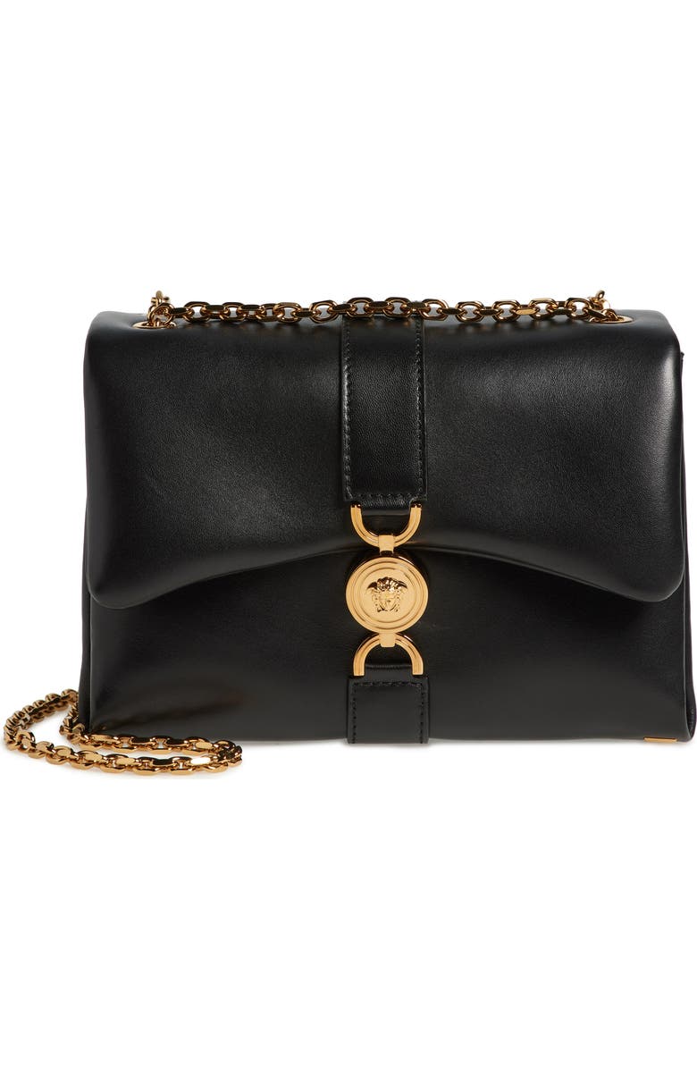 Versace Medusa 95 Kleio Leather Shoulder Bag, Main, color,