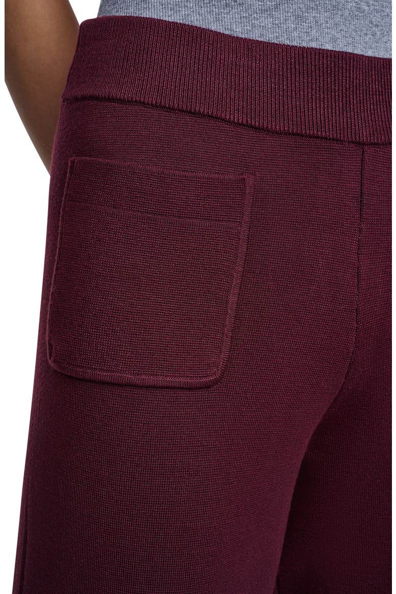 Front Pocket Sweater Pants, Alternate, color, CABERNET