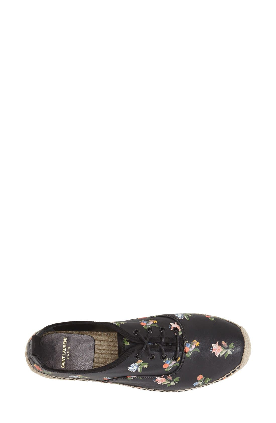 Saint Laurent Espadrille Sneaker, Alternate, color, 