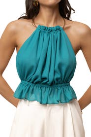 JLUXLABEL Moonlit Coast Halter Top
