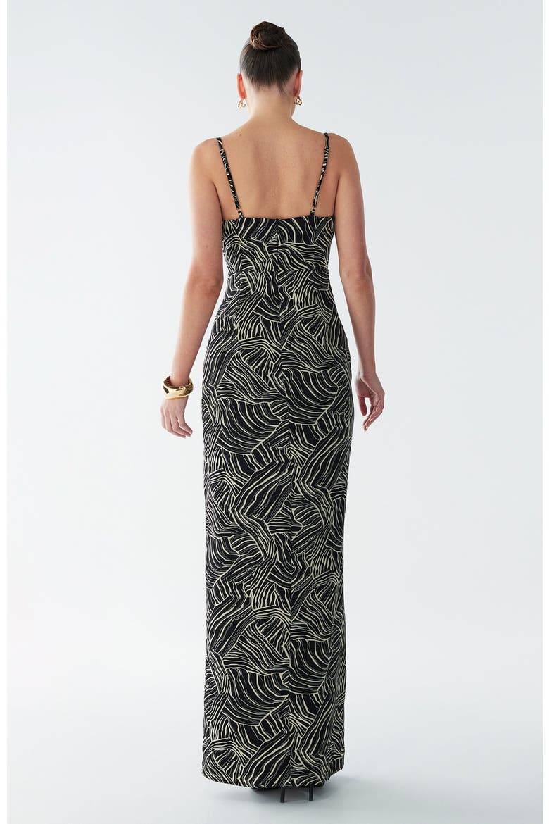 Reenie Dress, Alternate, color, Black Abstract