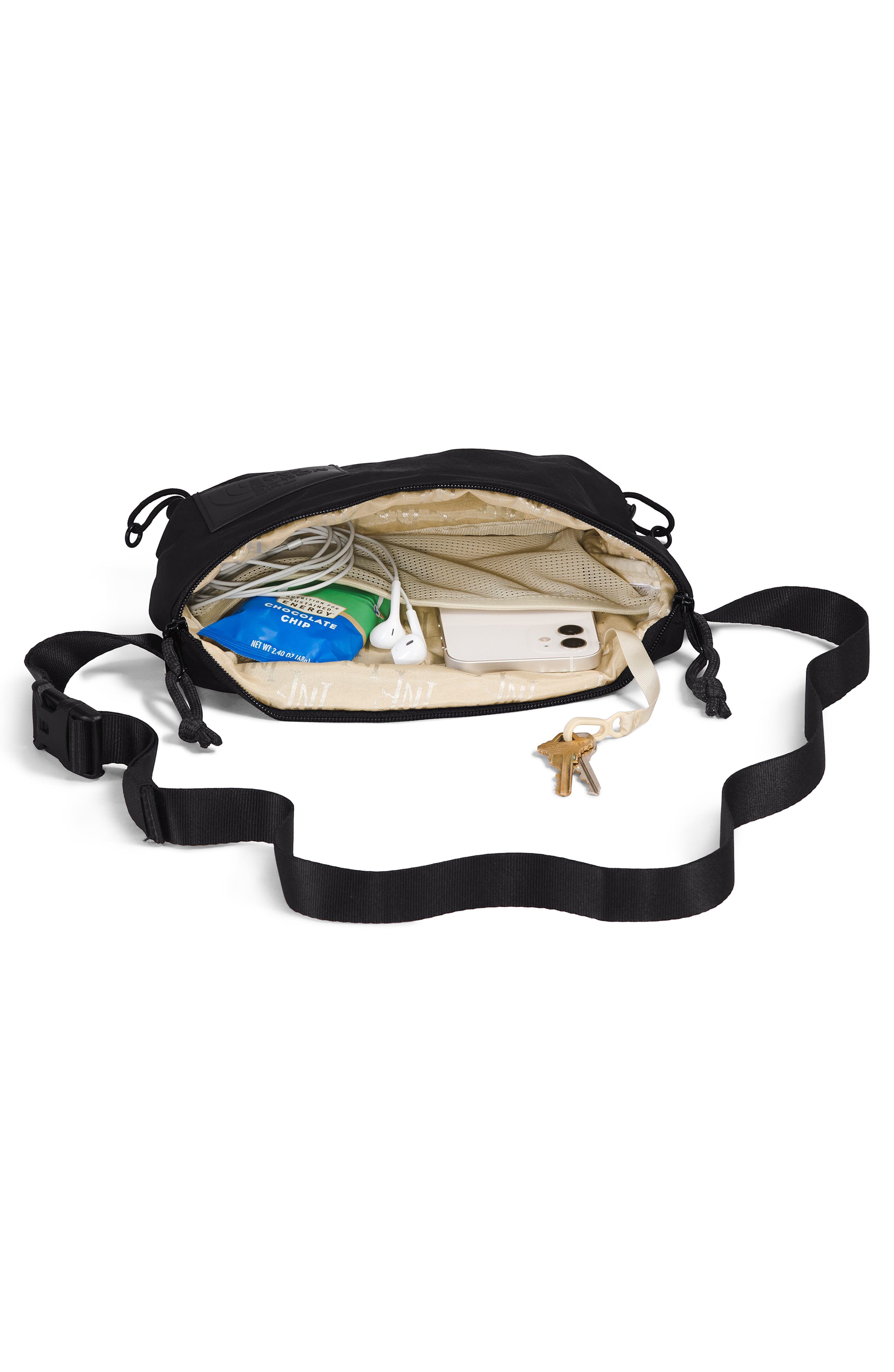 The North Face Never Stop Lumbar Belt Bag, Alternate, color, Tnf Black-Npf