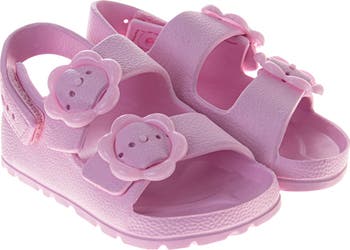 Kids' Floral Buckle Slingback Sandal