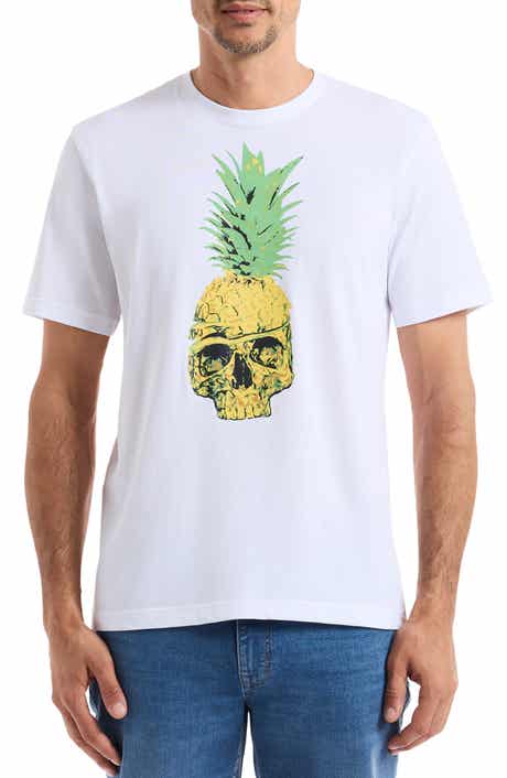Robert Graham Island Skull Graphic T-Shirt