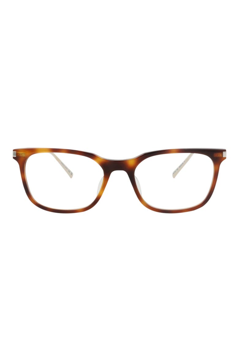 48mm Square Optical Frames, Main, color, HAVANA GOLD TRANSPARENT