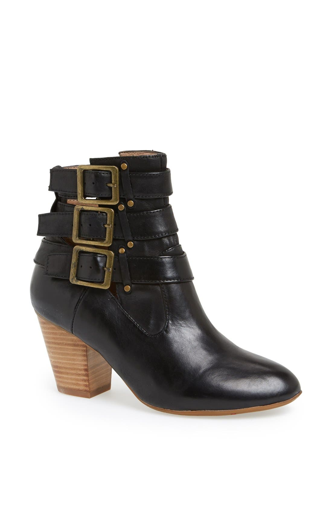 'Devlynn' Bootie, Main, color, BLACK