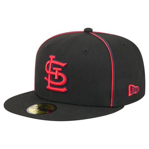 Men's New Era Black St. Louis Cardinals Soutache 59FIFTY Fitted Hat