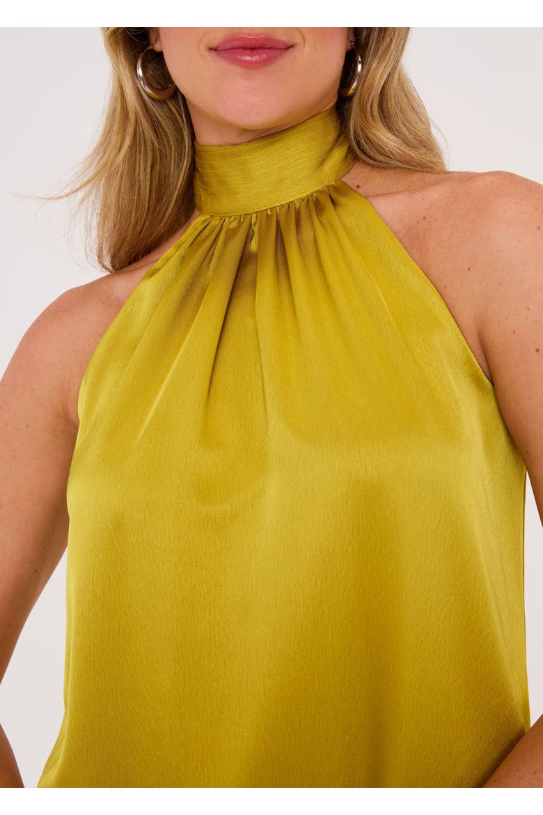 Rory Satin Gown, Alternate, color, Golden Olive