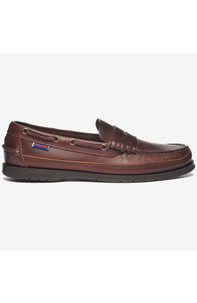 Sebago Sloop Boat Shoe, Main, color, Brown-Gum