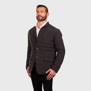Perry Ellis Tech Stretch Quilted Blazer Jacket